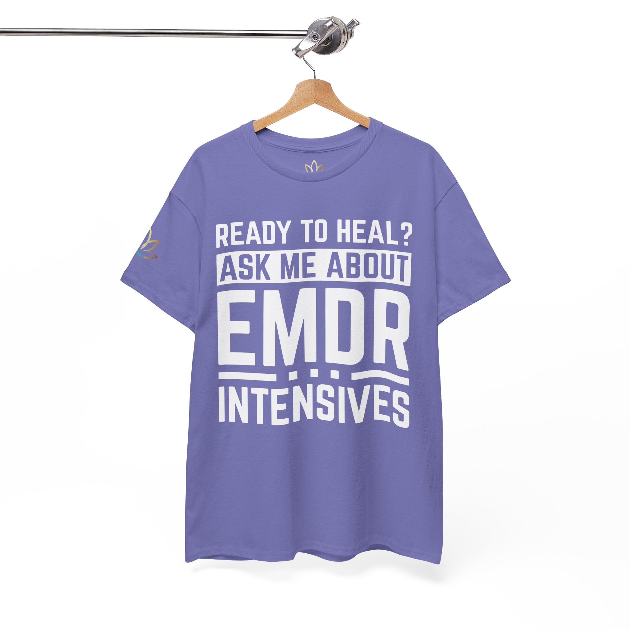 Ready to Heal? Ask Me About EMDR Intensives T-Shirt - Image 8